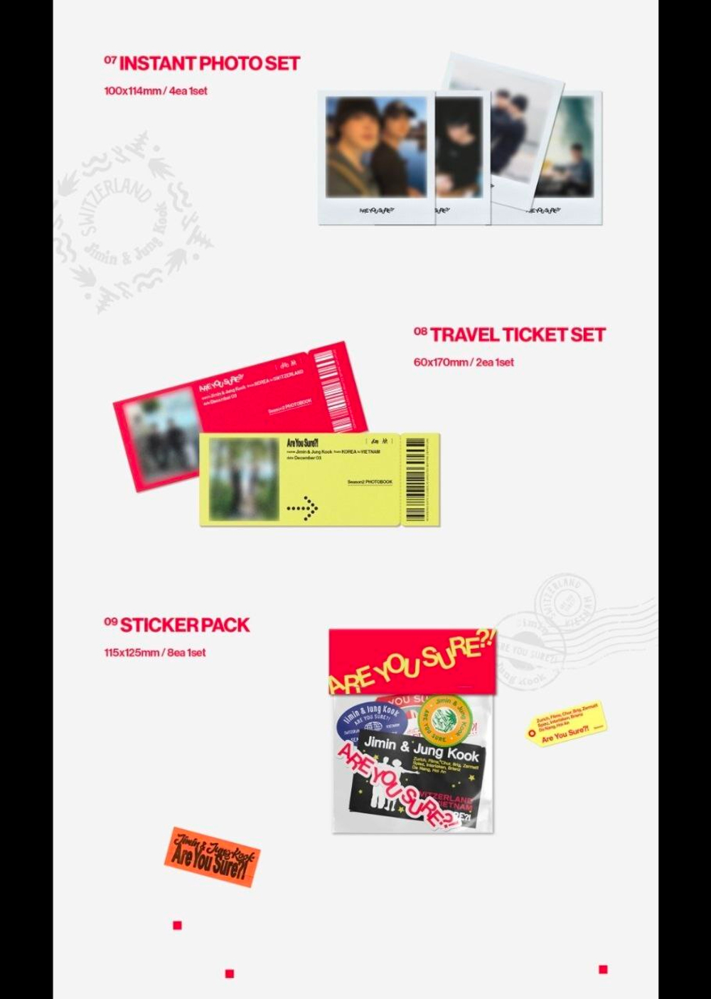 Фотобук Jimin x Jung Kook - Are You Sure?! [Season2] | с подарками