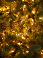 Елка с гирляндой «Барокко» (Литая+пвх) 210 см / 2,1 м