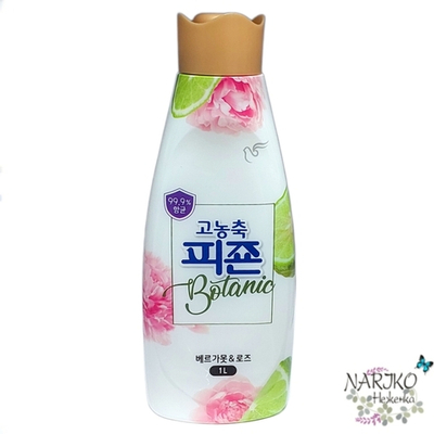 Кондиционер для белья супер-концентрат PIGEON Rich Perfume Botanic Розовый букет, 1 л.