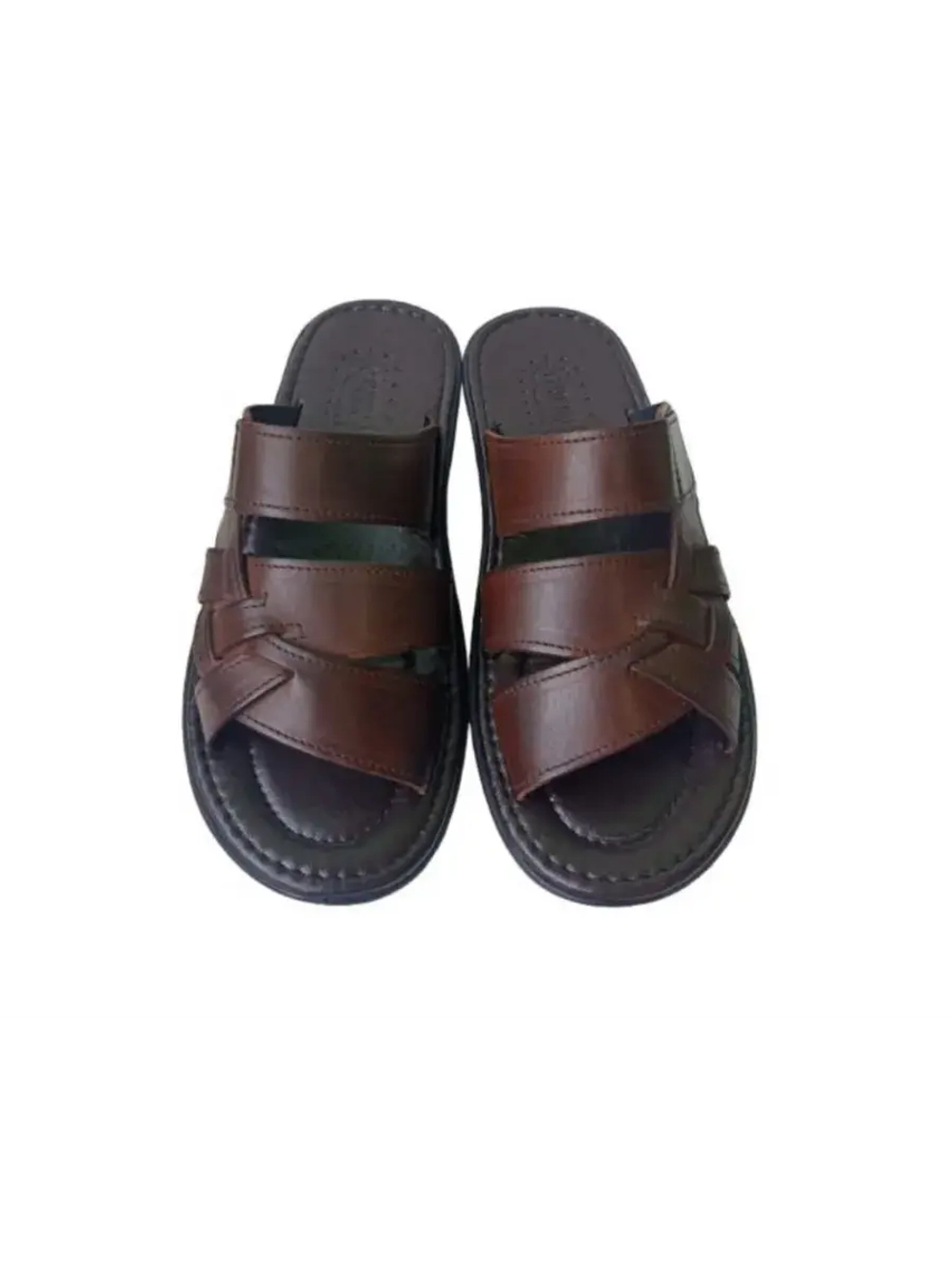 Шлепанцы из натуральной кожи