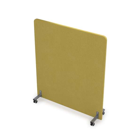 011.МП.1214 Акустическая мобильная перегородка на колесных опорах (1200*377*1400)
