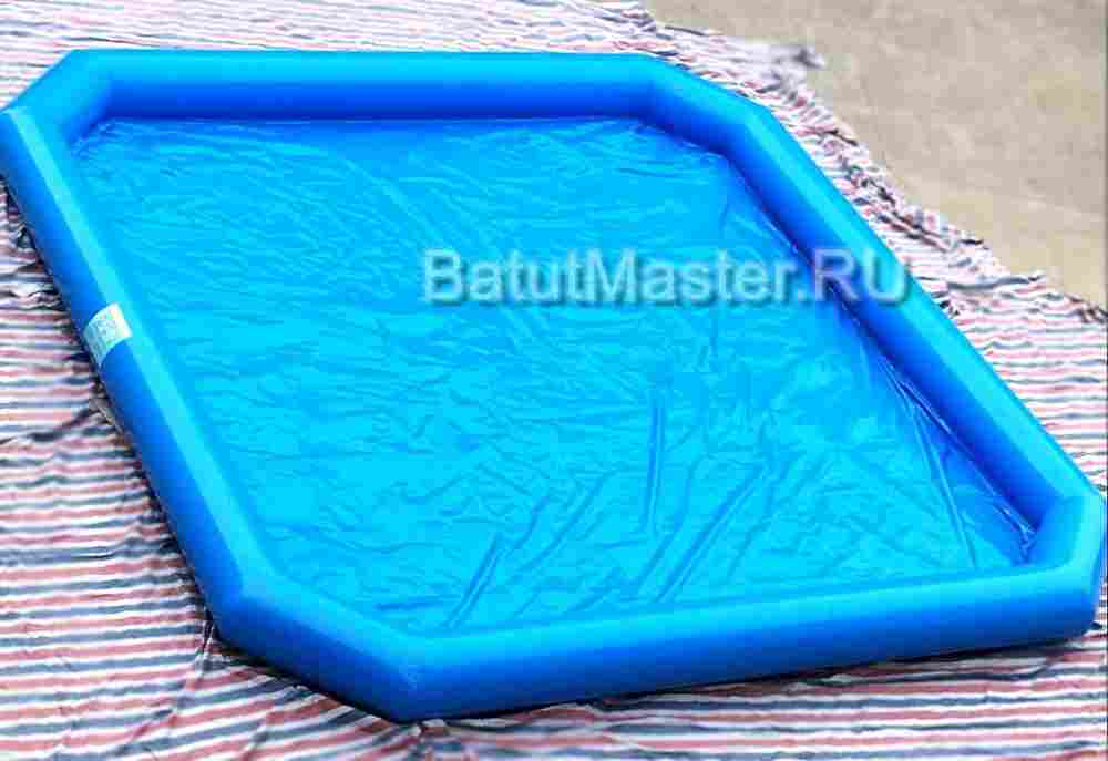 Бизнес-набор: Бассейн 6*6 м (1 шт), Водный шар ТПУ (2 шт), Водный роллер ТПУ(1 шт),насос (1 шт)