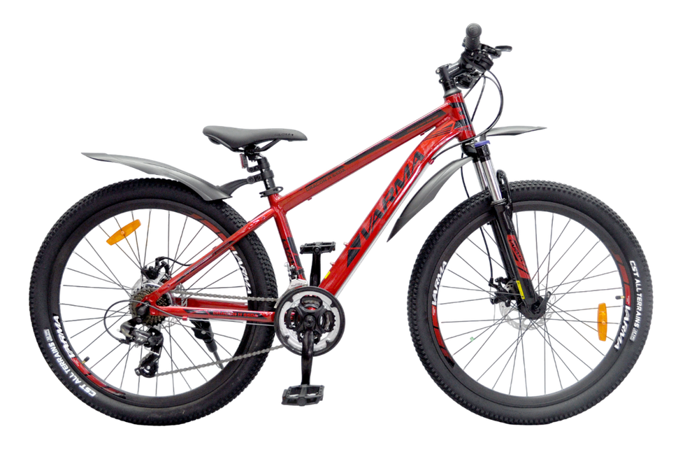 Велосипед 26" VARMA DRACON H65DA р.14 красный 21ск. 2024+