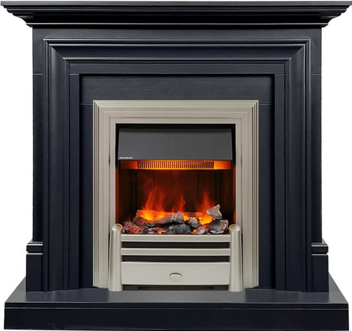 Каминокомплект Bradford - Серый графит с очагом Chesford