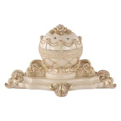 Часы настольные Райское яблоко Айвори