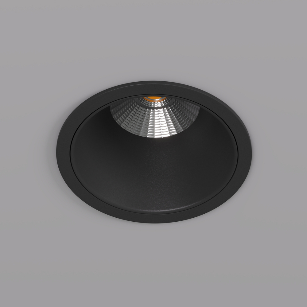 DK4500-BK Встраиваемый светильник, IP 20, 12 Вт, LED 3000, черный, алюминий