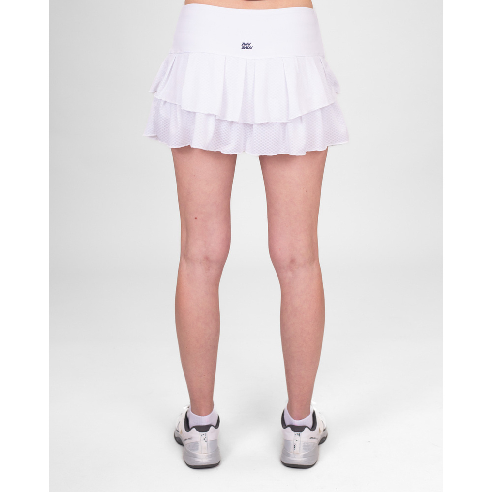 ОДЕЖДА ДЛЯ ТЕННИСА Женская, Юбка BIDI BADU CREW PLEATED SKORT .