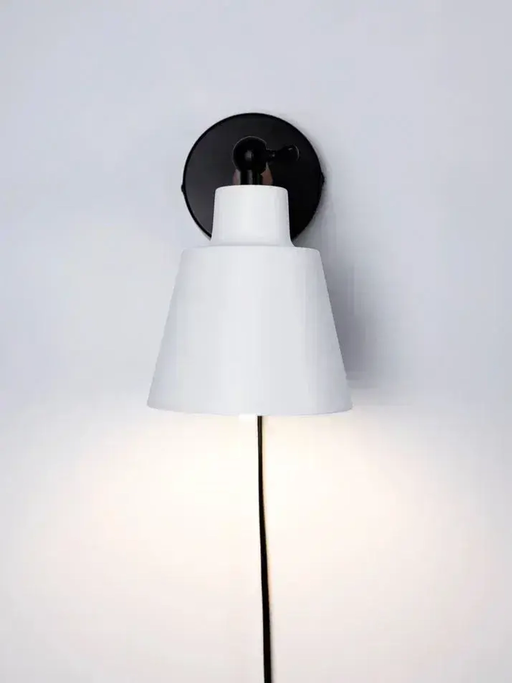 Бра настенный светильник Outframe, светильник настенный, цоколь Е27, белый