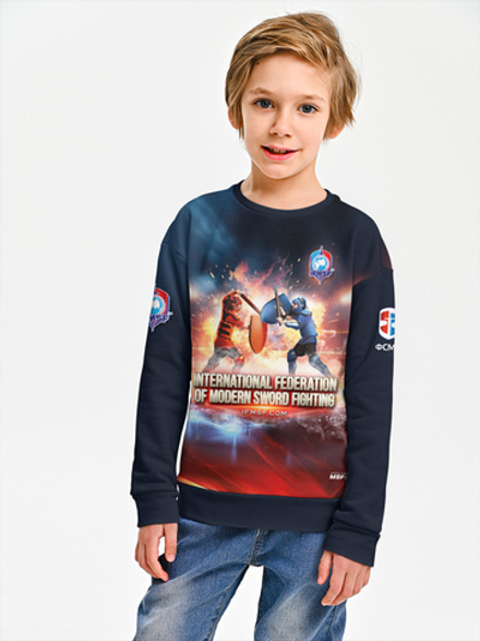 Свитшот из футера 3ех нитка детский