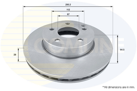 COMLINE - ADC1662V-CML - Brake Disc