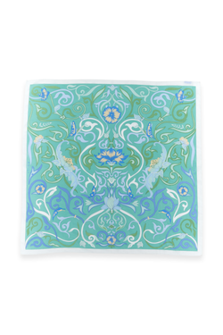 Платок шелк-хлопок 100х100 (принт 240-01)