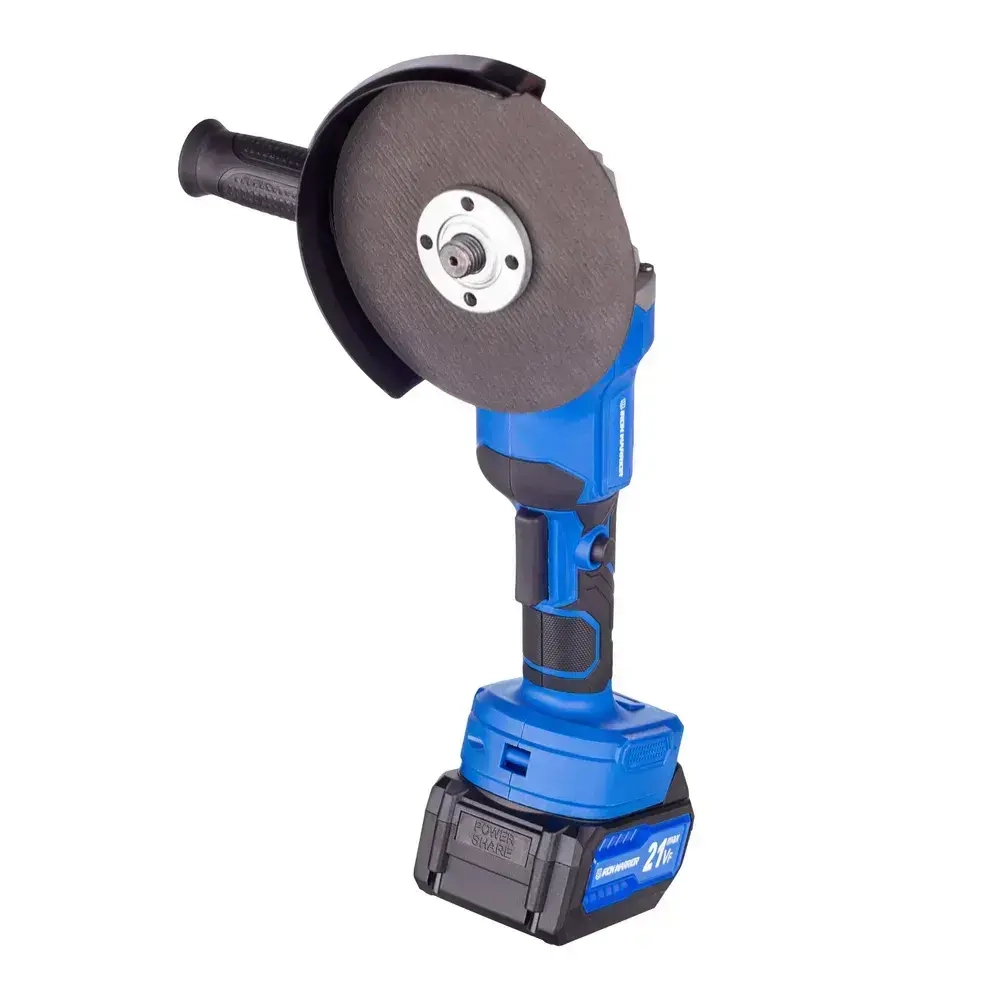 Ушм Аккумуляторная 125мм /2АКБ в кейсе/с регулировкой оборотов/ болгарка электрическая бесщеточная Инструменты для плиткореза/IRON WARRIOR/4000maч