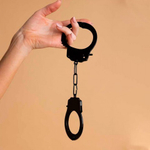 Наручники стальные черного цвета Be Mine, One Size