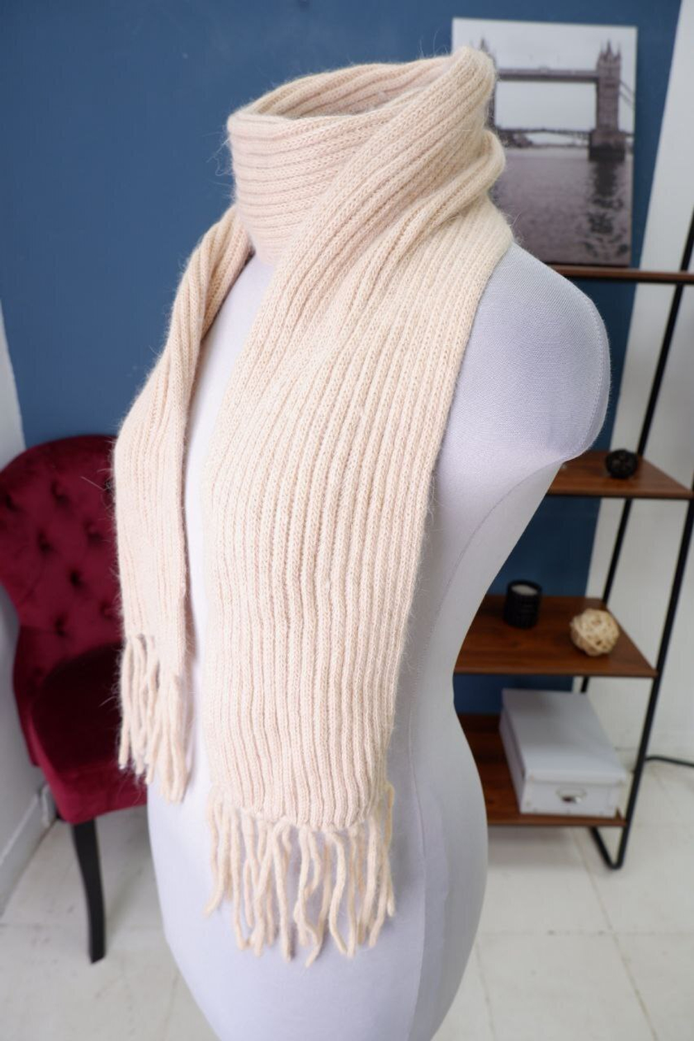 Шарф шерстяной