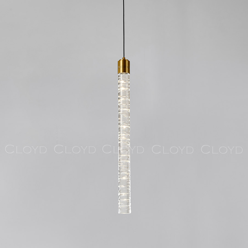 Подвесной светильник Cloyd ESPE-A P1 / выс. 66 см - латунь (арт.11478)