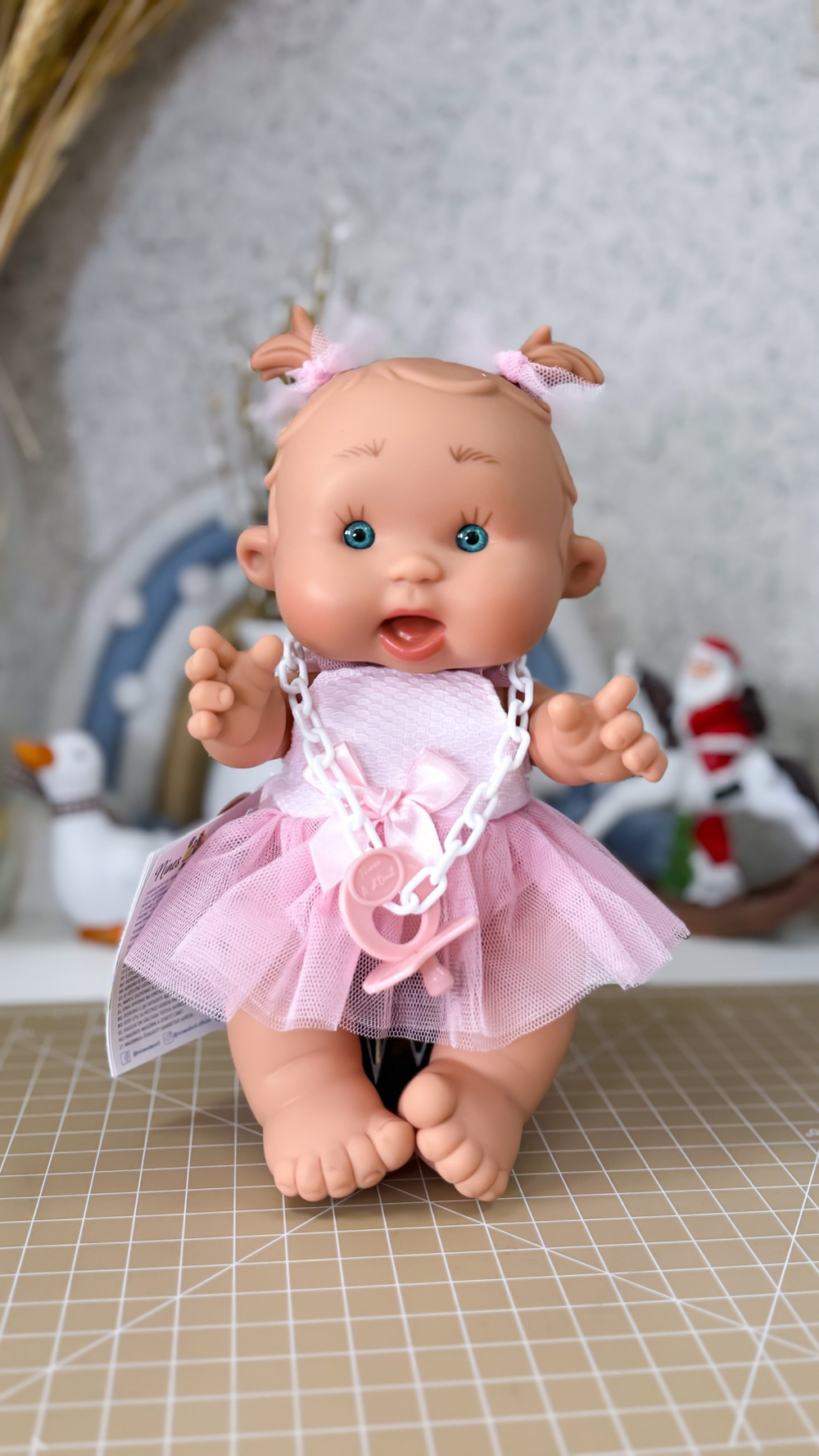 Ванильный пупс без волос