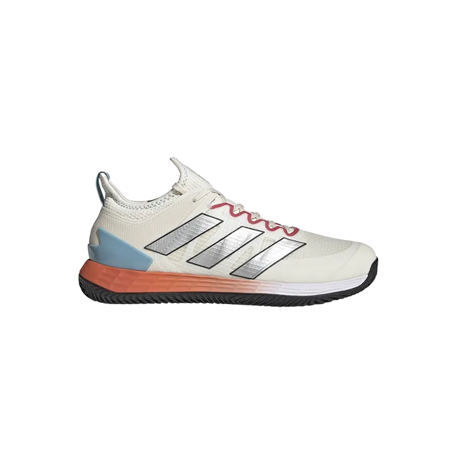 Adidas Adizero Ubersonic 4 M Clay Белые-Оранжевые кроссовки