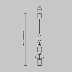 Подвесной светильник Maytoni Monochrome MOD071PL-L8B3K2