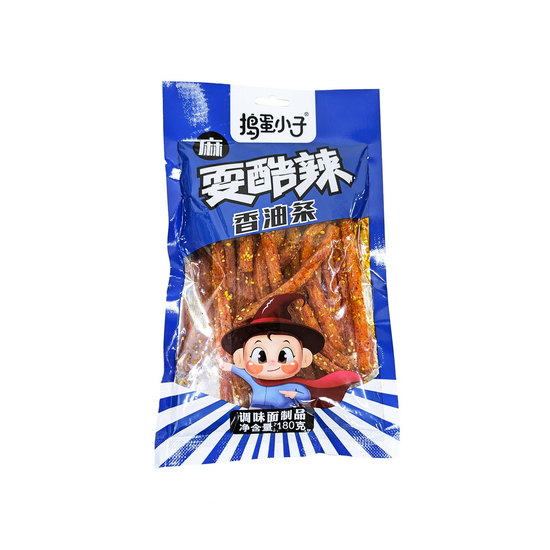 Соевая закуска Naughty Feather с пряным вкусом, 180гр (Синяя упаковка) (Китай)