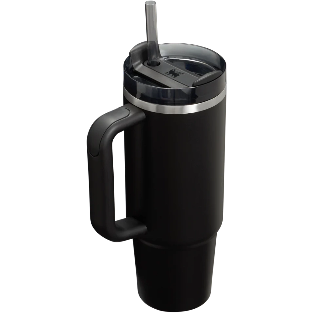 Термокружка Stanley Quencher H2.0 с трубочкой 0,887L чёрная