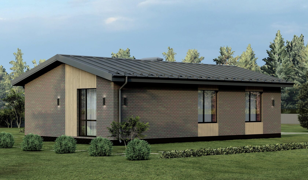 Проект Дома 75,52 кв. м К-75