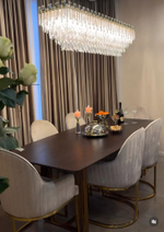 Стул обеденный Ist Casa Пандора, бежевый, матовое золото