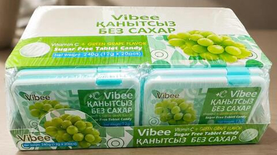 Драже Vibee Тик-Так (Виноград) 12гр 12*20