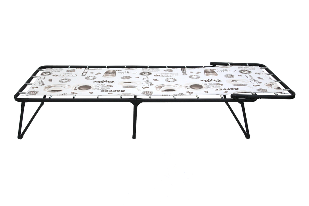 Кровать раскладная Арина (аналог Надин с407) арт.с1249 (цвет ткани бежевый рис.кофе