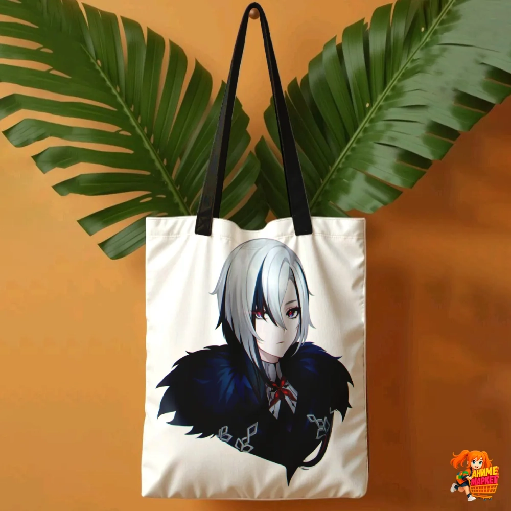 Сумка шоппер с принтом Genshin Impact