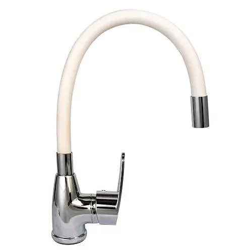 Смеситель BACH для кухни,с гибким изливом БЕЛЫЙ RC014W BACH