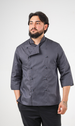 Китель поварской мужской Classic grey