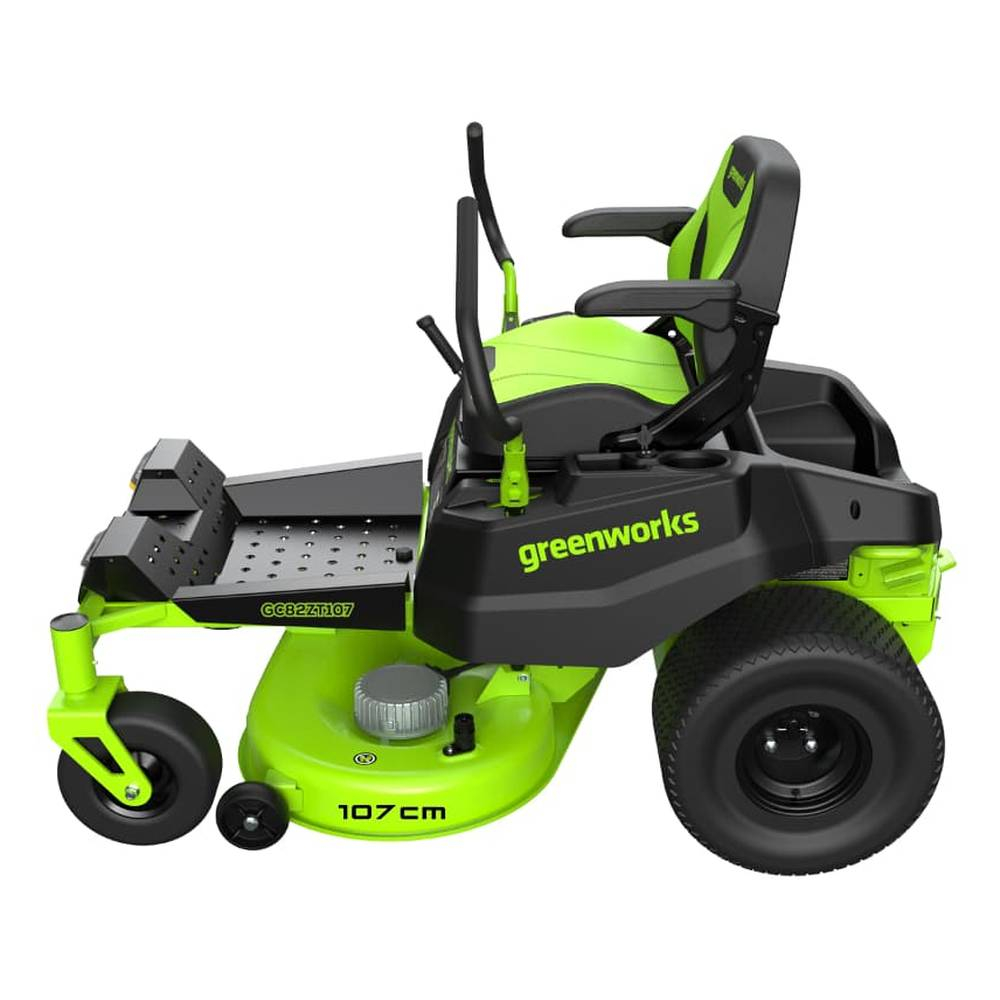 Райдер садовый аккумуляторный с нулевым радиусом разворота Greenworks GC82ZT107, 82V, без АКБ и ЗУ (7404107)