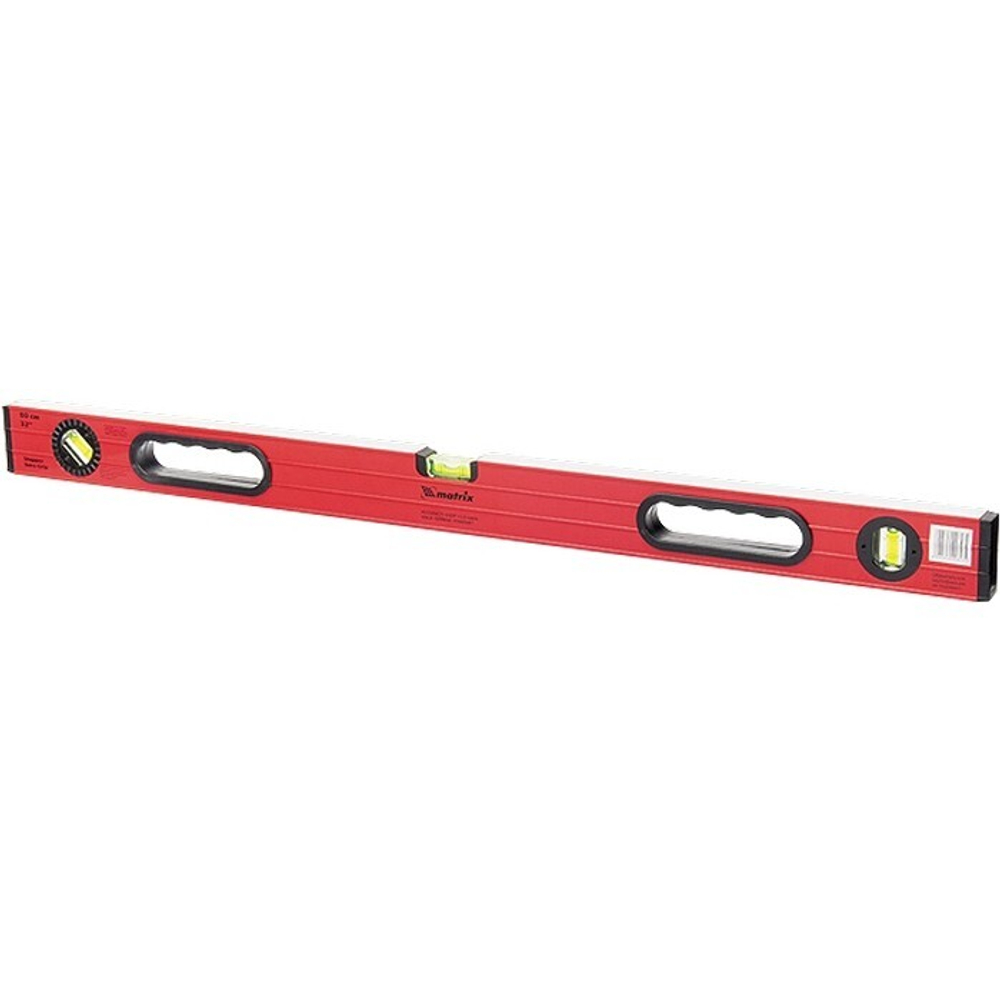 Уровень алюминиевый, 2000 мм, фрезерованный, 3 глазка (1 поворотный) две ручки, усиленный Matrix