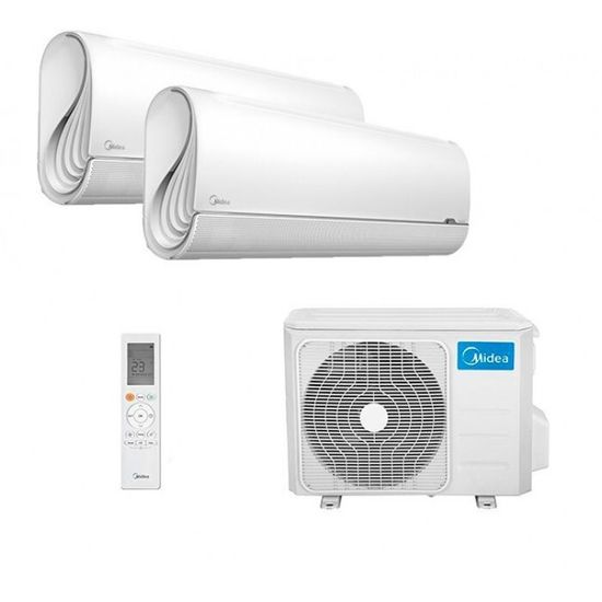 Мульти сплит-система Midea на 2 комнаты (25+25 кв.м.) серия BreezeLess