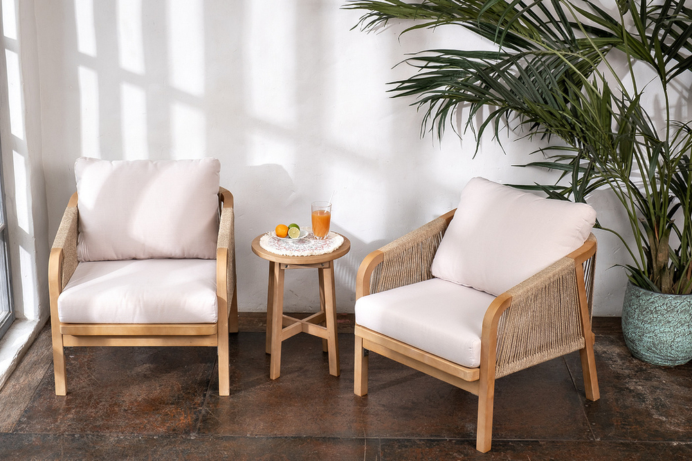 Боковой стол из акации RIMINI