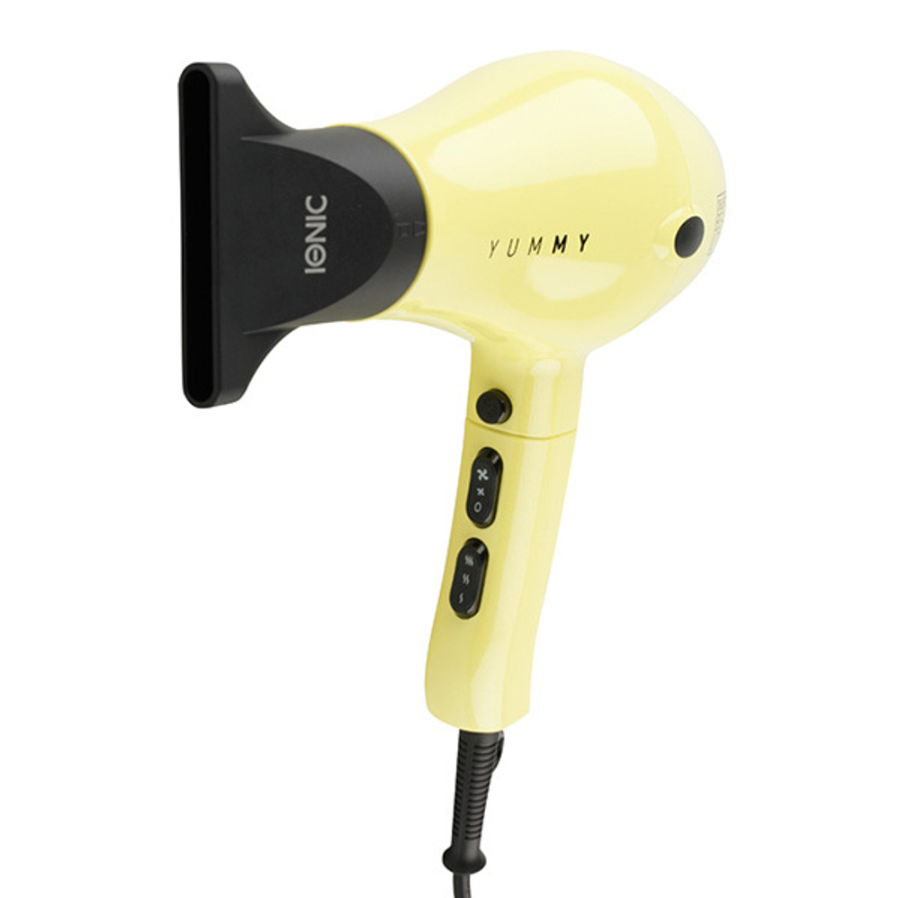 Фен для волос 2000Вт Dewal Beauty YumMy HD1000-Yellow