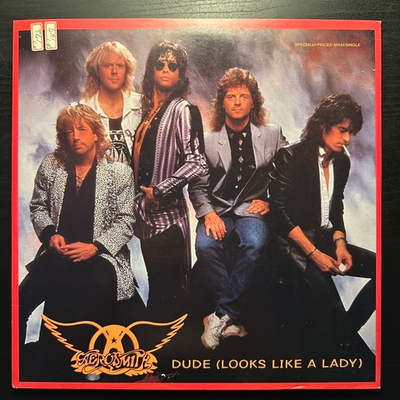 Aerosmith - Dude (США 1987г.) 12", 45 RPM