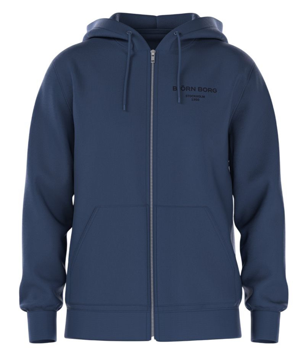 Куртка теннисная Bj_rn Borg Essential 1 Zip - sargasso sea
