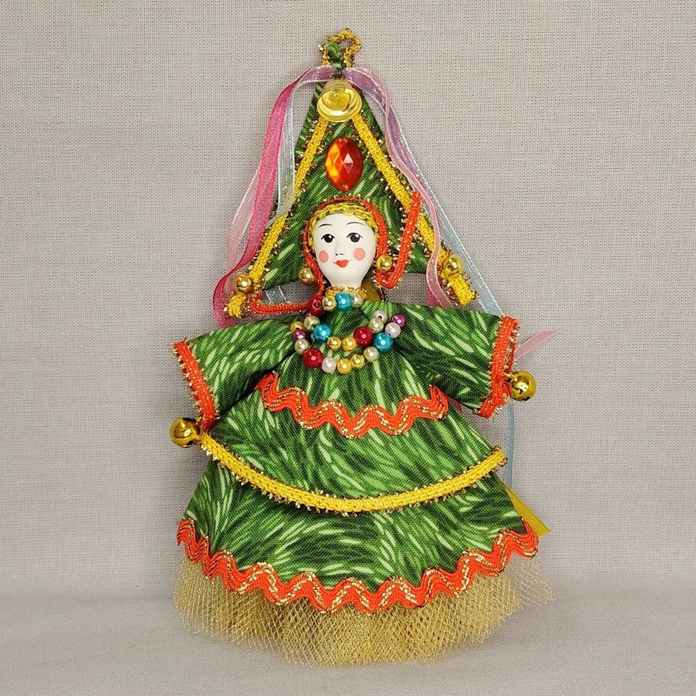 Малая подвесная кукла Ёлочка