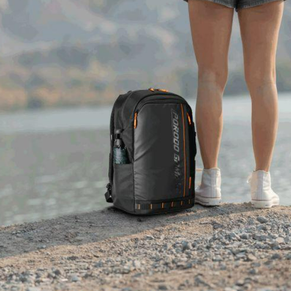 Рюкзак для ноутбука Porodo Gaming PU с портом USB-C и отделением для PS5 (PDX534) черный