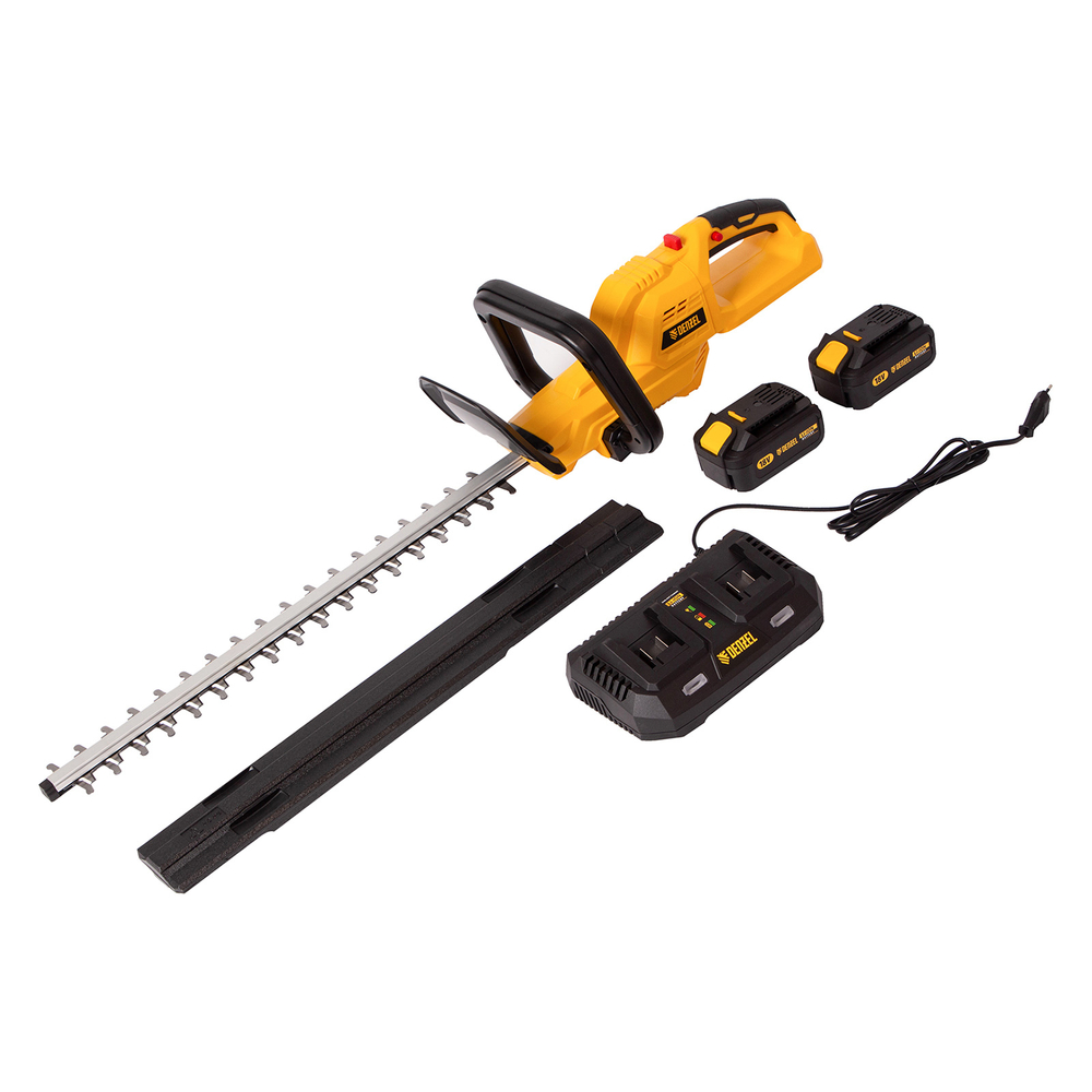 Кусторез аккумуляторный RBC510-36, Li-ion, 36 В, 4 Ач, нож 510 мм, поворотная ручка// Denzel