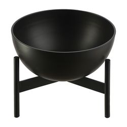 Кашпо для цветов Laly, 20 см, черное