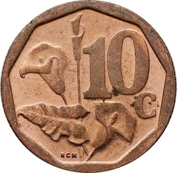 10 центов 2018 ЮАР