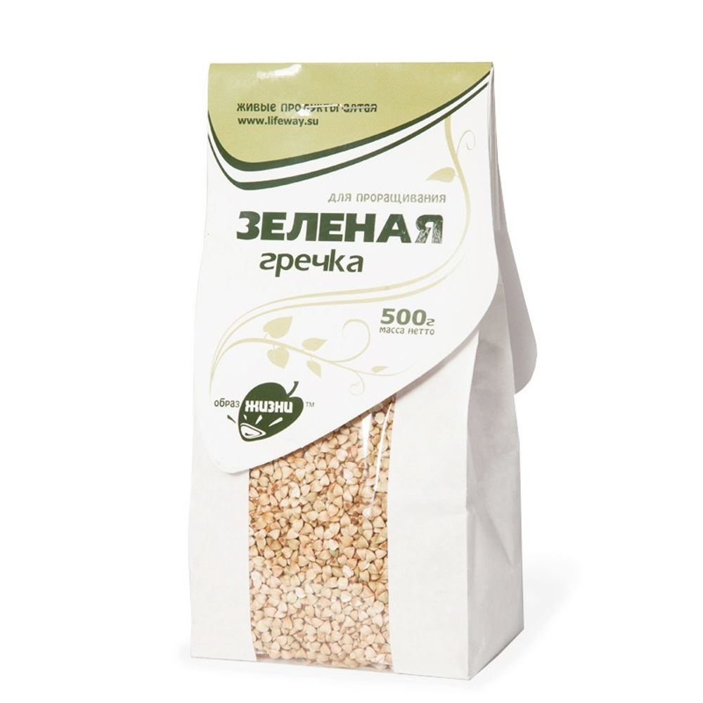 Гречневая крупа Образ Жизни Зелёная 500 г