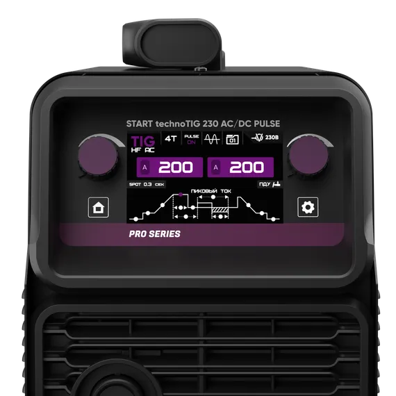 OSA START technoTIG 230 AC/DC PULSE Установка аргонодуговой сварки 3ST230TAP — полупрофессиональный аргонодуговой сварочный аппарат tig для монтажников, 230 А