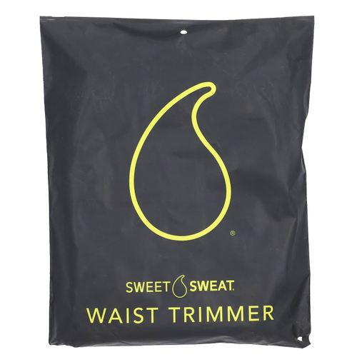 Sports Research, Sweet Sweat®, триммер для талии, большой размер, черный и желтый, 1 пояс