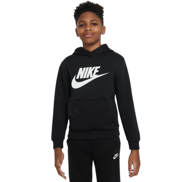 Детская теннисная толстовка Nike Kids Sportswear Club Fleece - black/white