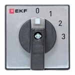 Переключатель кулачковый ПК-1-101 10А 1P «0-1-2-3» IP20 EKF pk-1-101-10