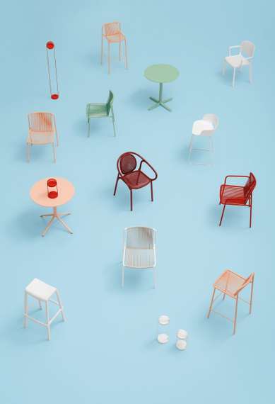 Барный табурет Dome, светло-зеленый