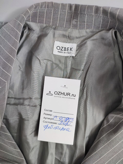 Пиджак Ozbek с шелком 40 размер